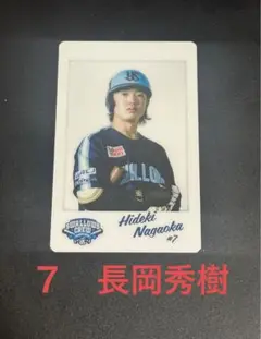 【シークレット】長岡秀樹選手ビジュアルチェキ風カード③