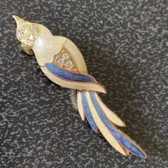 ブローチ　インコ　鳥
