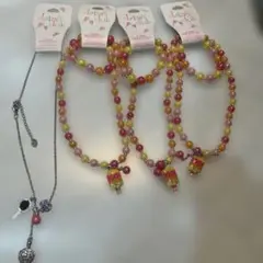 【タグ付き未使用】 Claire's Club カラフルネックレスセット