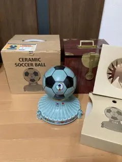 日韓ワールドカップ2002 公式ライセンス セラミックサッカーボール 希少 レア