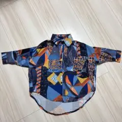 キッズ　柄シャツ　110cm