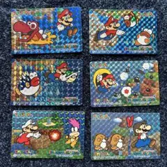 スーパーマリオワールド　マリオうんどうかい てれびでんわ　6枚