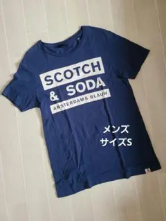 SCOTCH & SODA Tシャツ 　サイズS　メンズ　半袖　ブルー系