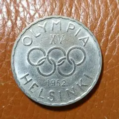 1951年ヘルシンキオリンピック記念500MARKKAA硬貨　4枚 1951年ヘルシンキオリンピック記念500MARKKAA硬貨4枚