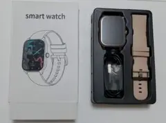 スマートウォッチ ベージュバンド 本体