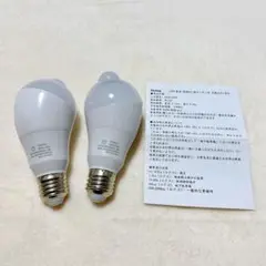 LED電球 人感センサー付 センサーライト 5W 450lm E26
