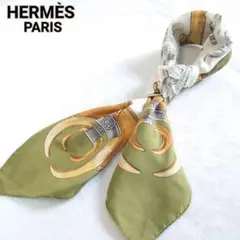 HERMES カレ90 スカーフ シルク ARMES DE CHASSE