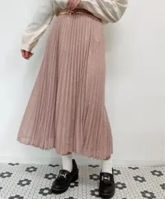 apres jour プリーツラメクロススカート【ZOZOTOWN限定アイテム】