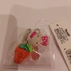 ハローキティ　さくらんぼ　イチゴ　フルーツ　チェーン　マスコット　レア