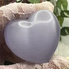 パープルセレナイトハート♡No.1912