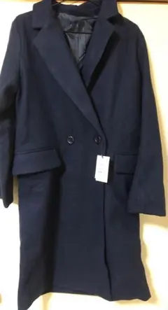 新品☆グレイル☆チェスターコート☆ロングコート☆ネイビー
