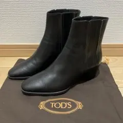 最終値下げ⭐︎Tod's ショートブーツ 黒 新品未使用