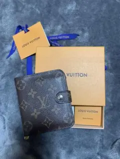 LOUIS VUITTON 折り財布 コンパクトジップモノグラム