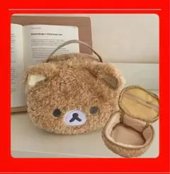 新品　リラックマ　バニティポーチ　化粧　メイク　ポーチ　フェイス