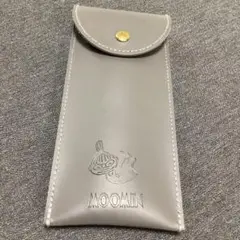 新品MOOMIN ムーミングレー革製ペンケース　マルチケース