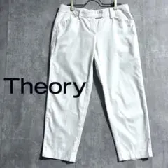 【theory 】スキニーパンツ size4ホワイト ストレッチ素材レディース