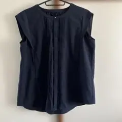 エニィスィス　ネイビー ノースリーブシャツ