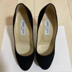 ジミーチュウ スエードパンプス 黒