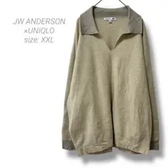 【ユニクロ】JWANDERSON×UNIQLO スフレヤーンセーター バイカラー