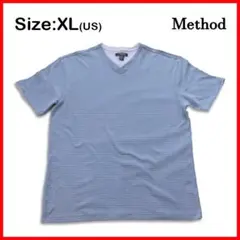 【未使用に近い】Methodメンズ レイヤードTシャツ XL(US) 2XL相当