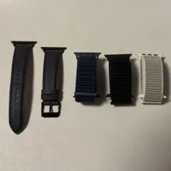 Apple Watch バンド 革、ナイロン 4本セット