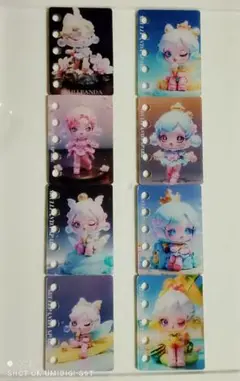 アクリルパーツ 穴あき 4cm 8枚 まとめ売り