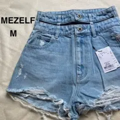 定価11800円 【新品】 ショートパンツ レディース デニム M ダメージ