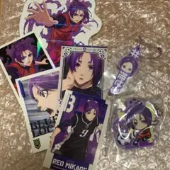 ブルーロック 御影玲王 ガチャ ラバーストラップ 一番くじ ステッカー セット