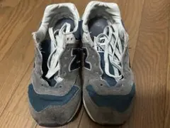 New Balance ニューバランス　スニーカー グレー/青　24cm