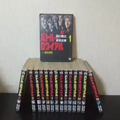 田口 雅之&高見 広春『バトル・ロワイアル全15巻完結セット』秋田書店 古本漫画