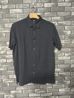 【美品】ユニクロ エアリズム 半袖シャツ XLサイズ 黒