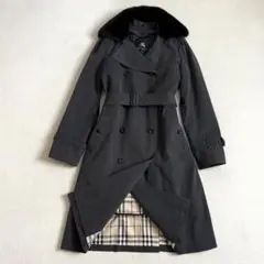 【極美品】バーバリーロンドン トレンチコート ライナー&ベルト付き イタリア生地