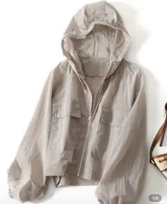 【新品未使用】SHEIN 薄手 フード付パーカー XL