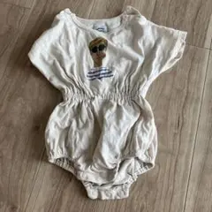 OCEAN&GROUmDD ベージュロンパース 80サイズ