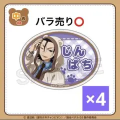 弱虫ペダル 東堂 尽八 まるくじ ベアパーカー お名前バッジ 特典ポストカード