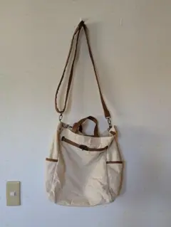セポ❋ リュックにもなるショルダートートバッグ❋ナチュラル