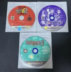 【ジャンク品】PS2/ソフト3本セット