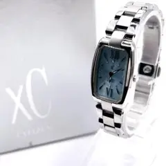 ✨美品✨　CITIZEN xC エコドライブ　電波ソーラー　水色文字盤