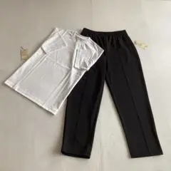 無印良品　UVカットトラックパンツ/半袖Tシャツ　2点　メンズ　レディース