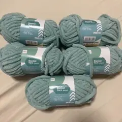 DAISO ブランケットヤーン エメラルド