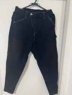 新品 未使用　CO-COS　デニム ストレッチ フロッグ パンツ　ブルーステッチ
