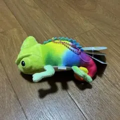 【新品・タグ付き】くるるんしっぽのレオンちゃん ニジイロちゃん