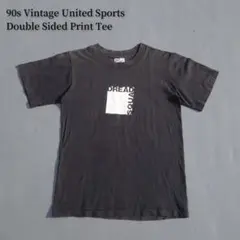 90s Vintage Black Good Print Tee USA製