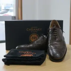 CHEANEY EDWARD 内羽根フルブローグ ドレスシューズ 7.5E