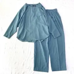 【BE BY COLLECTION】セットアップ バックボタン タック 日本製9