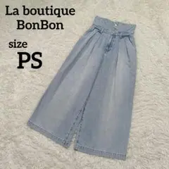 ラブティックボンボン ハイウエストバギーデニムパンツ サイズ PS