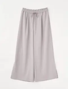 ☆未使用新品☆【40】stola ウエストギャザーテロパン ピンクベージュ