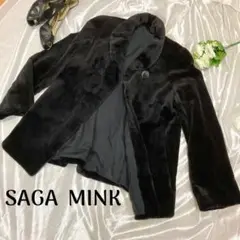サガミンク シェアードミンクコート 極上の質感 毛色銀サガ高品質