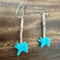ズニ族 フェティッシュ ピアス インディアンジュエリー