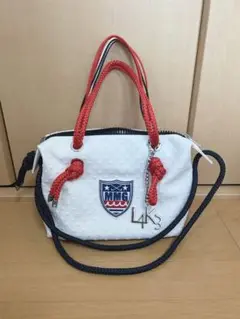 L4K3 ホワイト クイーンレーク ミニ バッグ